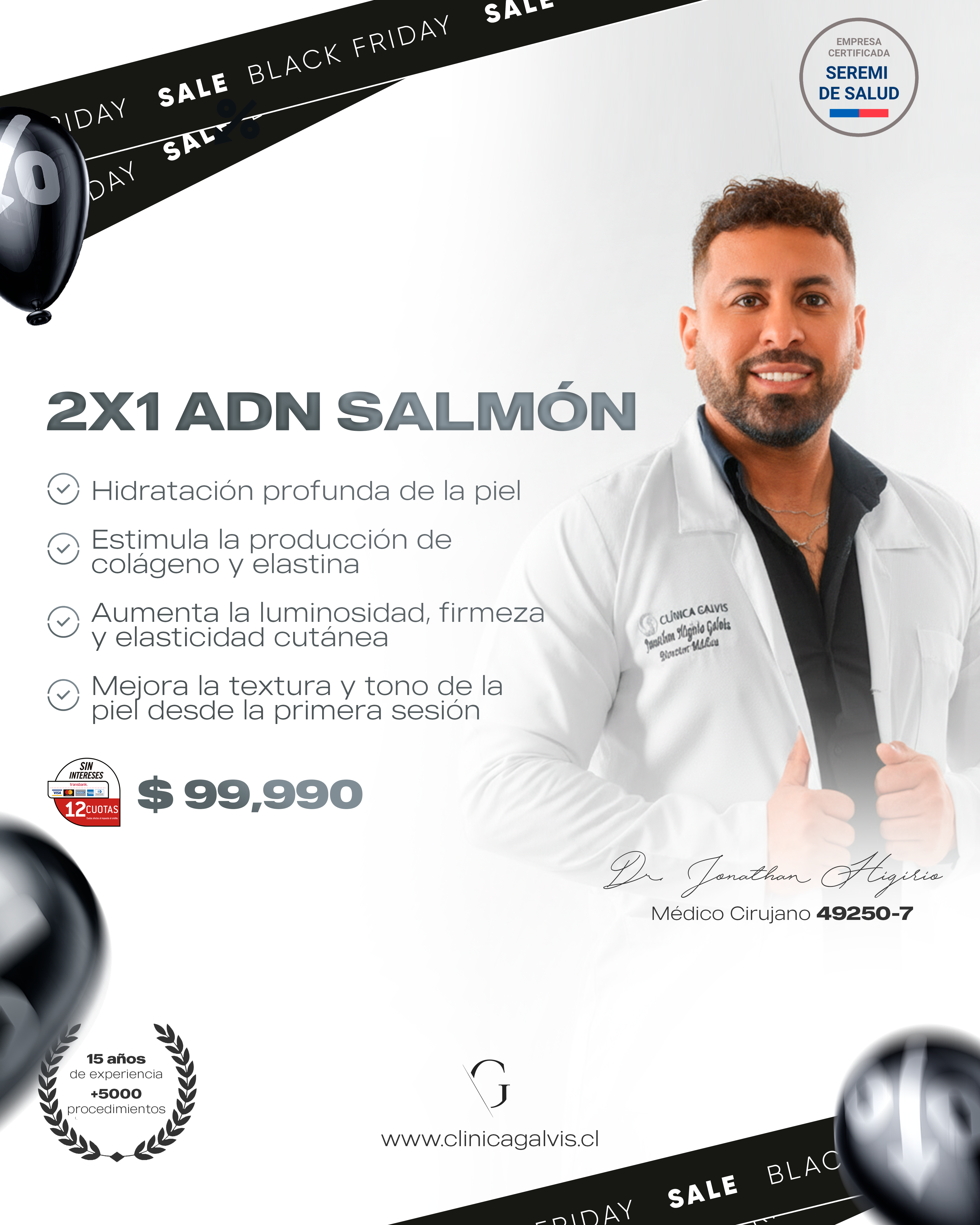 2X1 ADN DE SALMÓN BLACK SALE
