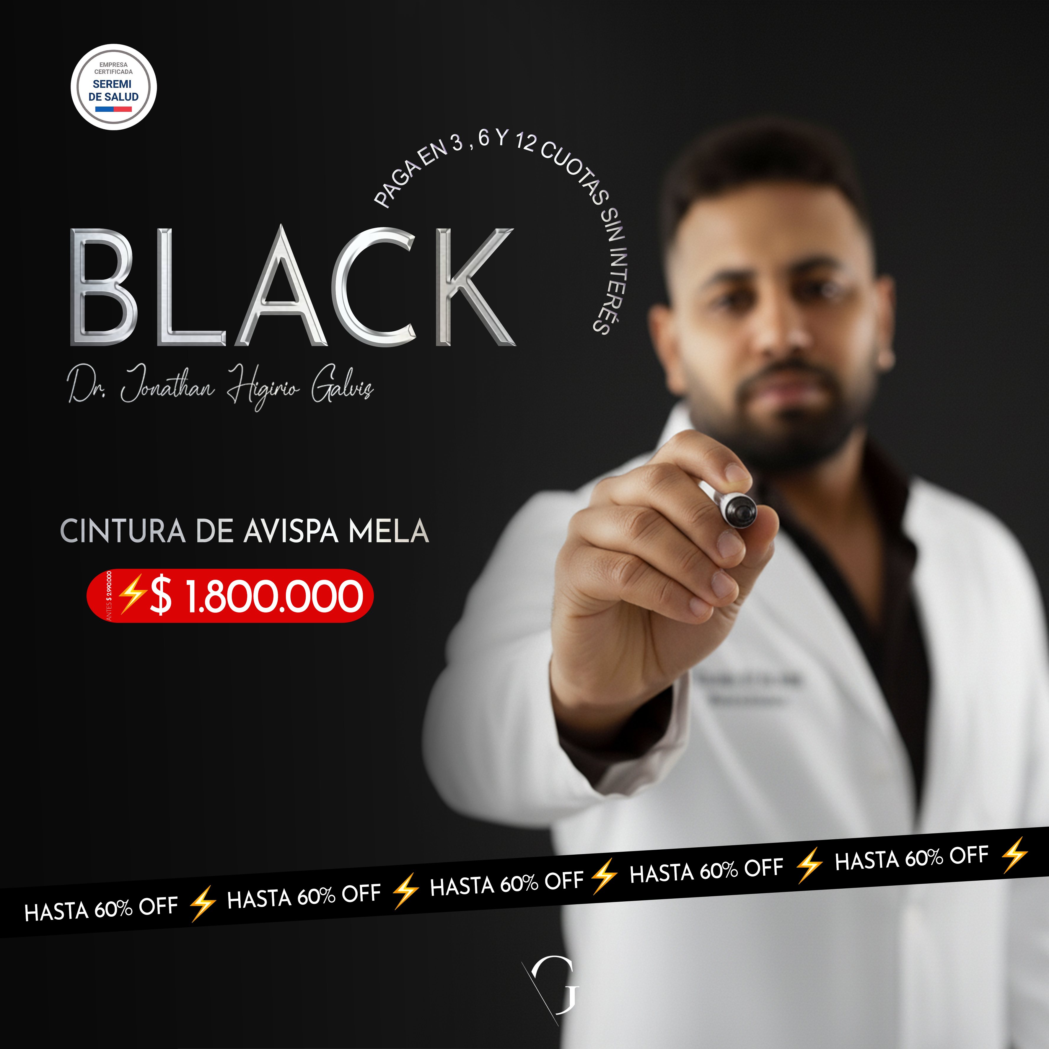 MINI LIPO Cintura de Avispa (MELA) Abdomen Alto + Abdomen Bajo + Flancos + Lipotransferencia de Glúteos*