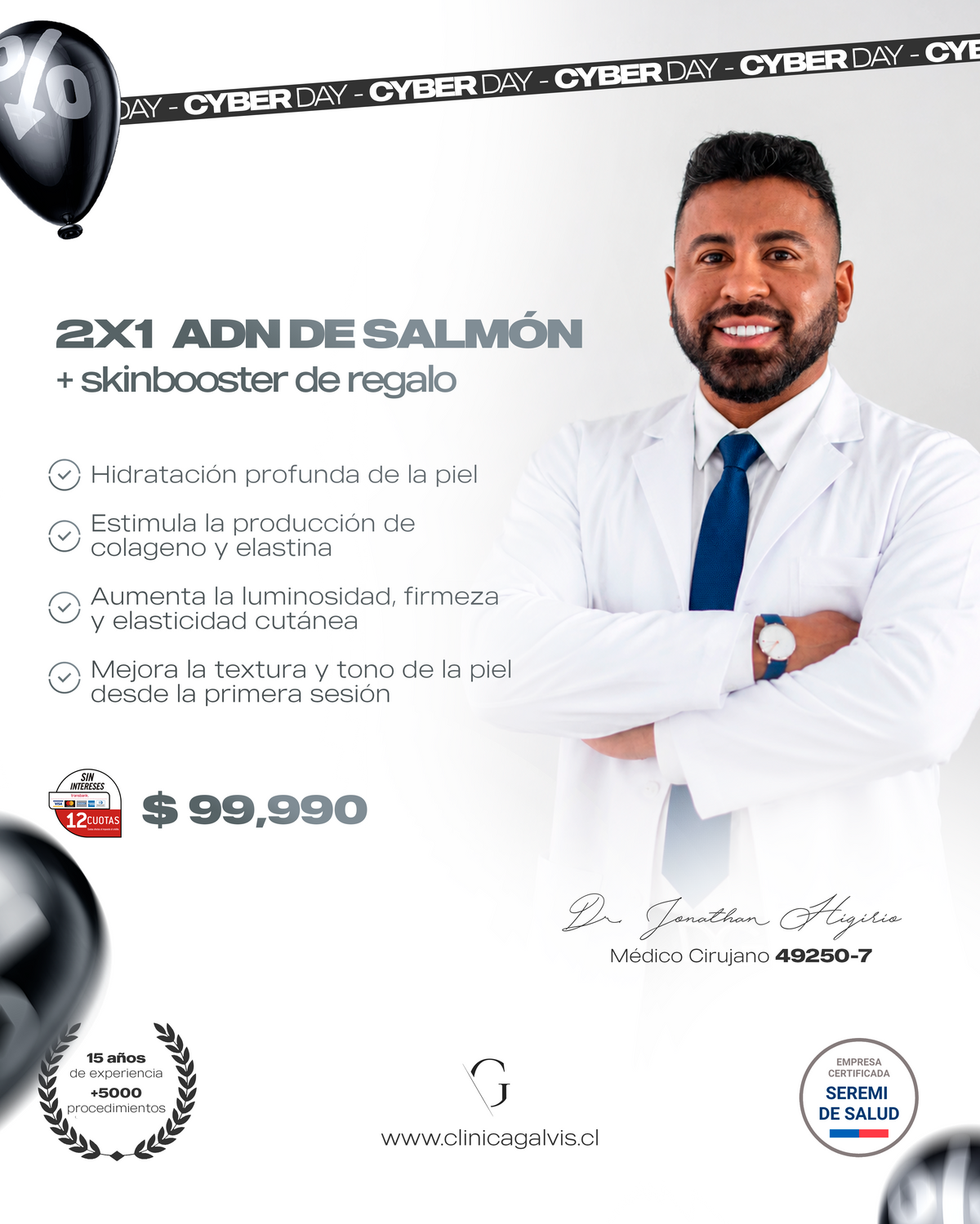 2X1 ADN DE SALMÓN CYBERDAY + skinbooster regalo